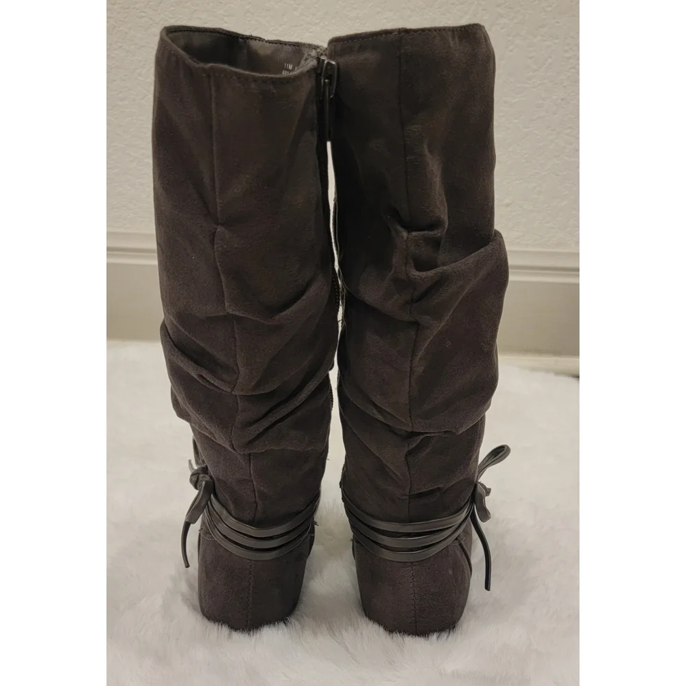 Arizona Jeans Co Girls Tall Brown Boots size 11